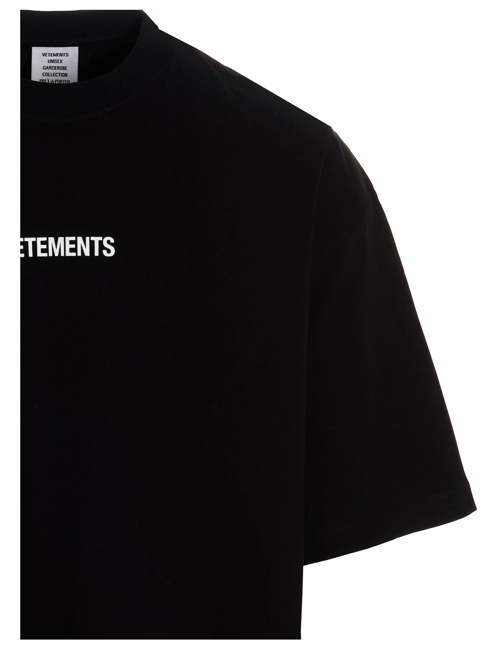 Vetements Logo Printed Crewneck T-Shirt