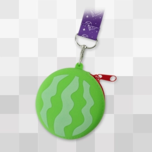Watermelon Pouch and Lanyard