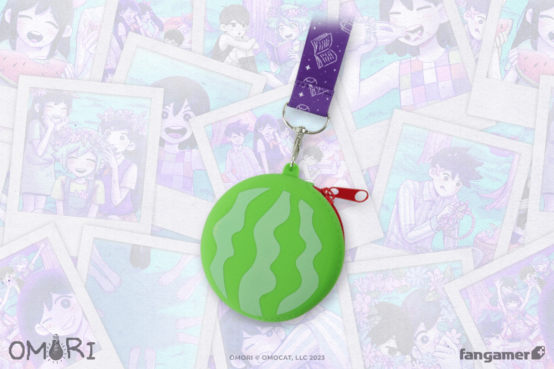 Watermelon Pouch and Lanyard