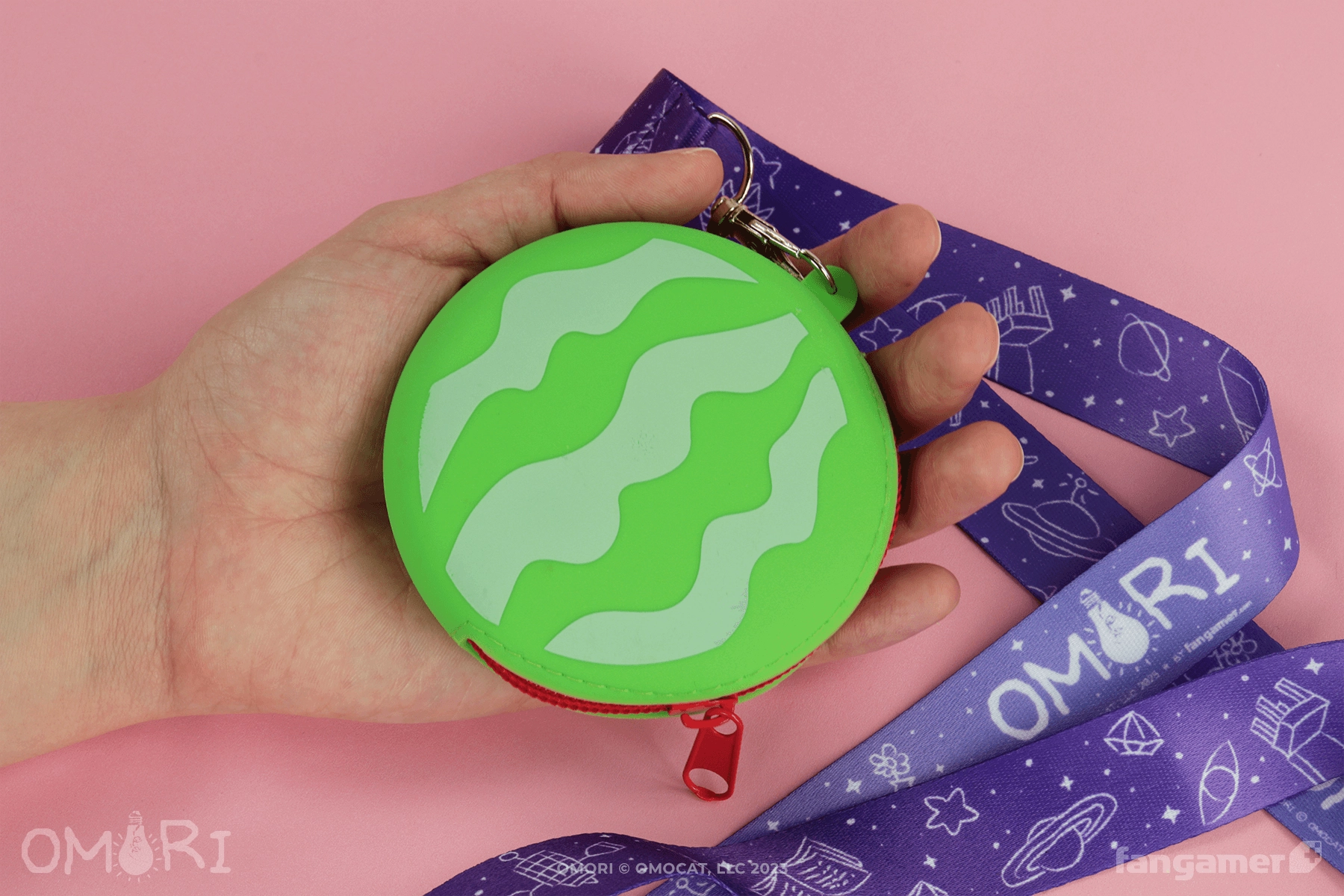 Watermelon Pouch and Lanyard