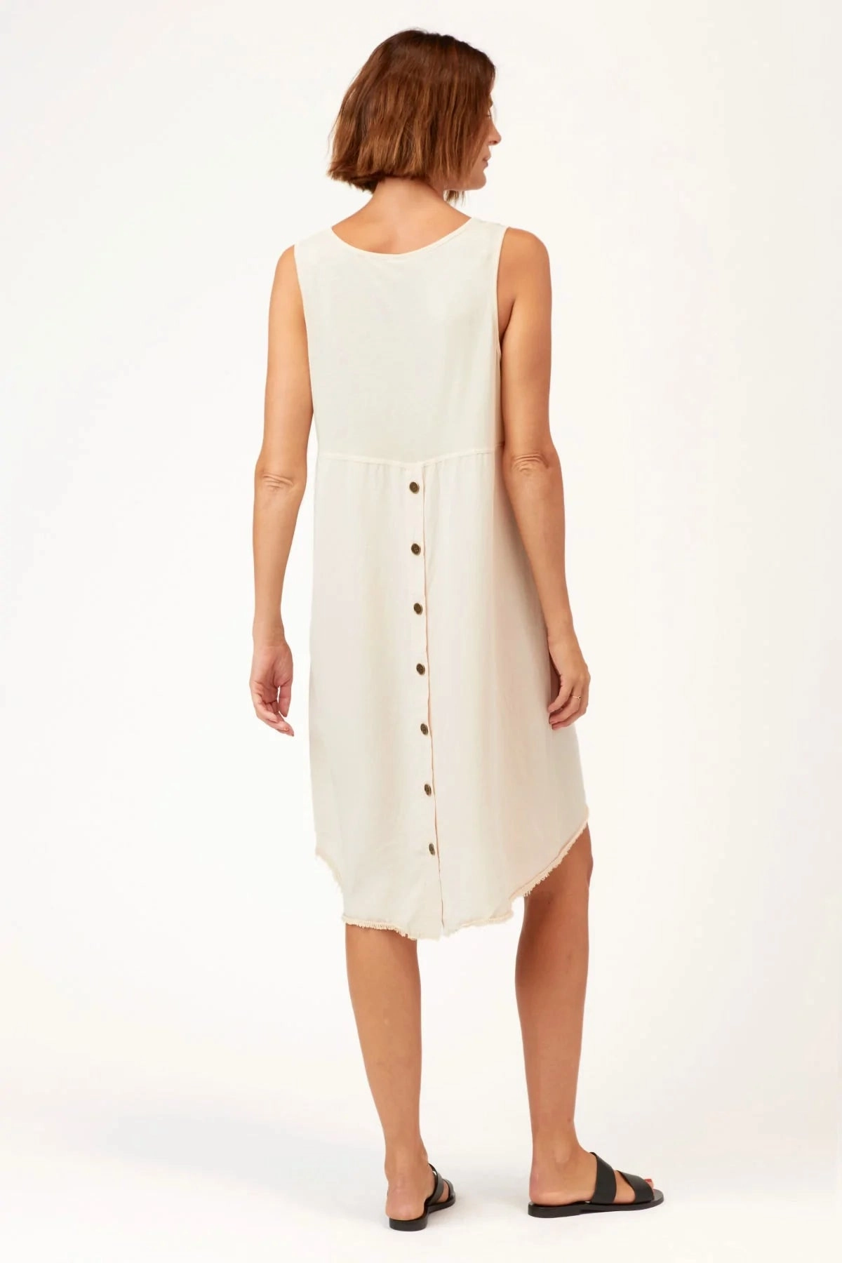 Winesa Tank Dress - Weathered White