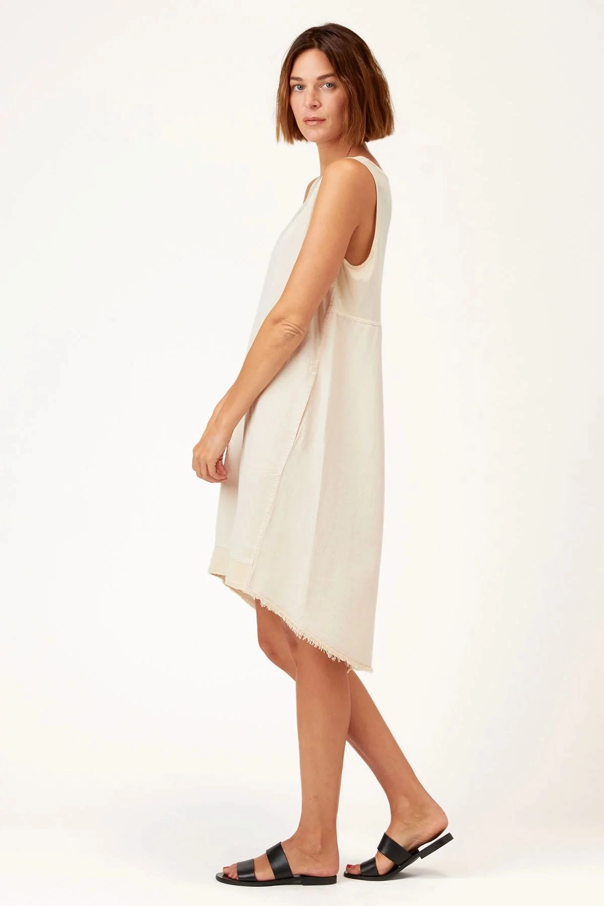 Winesa Tank Dress - Weathered White