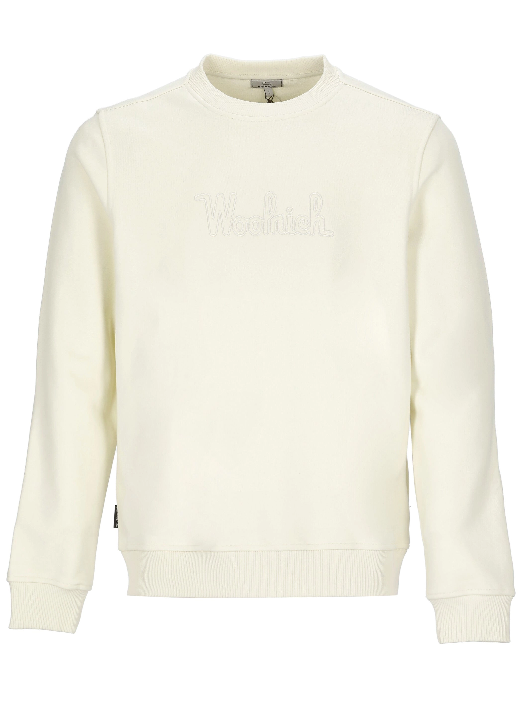Woolrich Logo Embroidered Crewneck Jumper